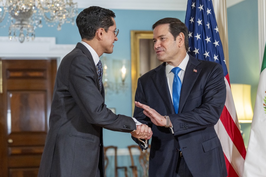 Secretary of Foreign Affairs of Mexico Roberto Velasco visits the US