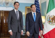 Rubio recibe al canciller de México