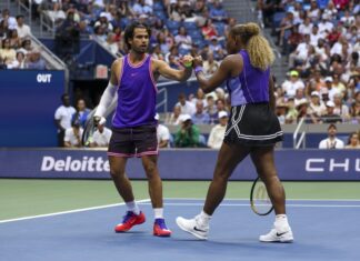 Alcaraz reaparece 4 meses después y avanza en el dobles mixto junto a Serena Williams US Open - Fan Week Day 3