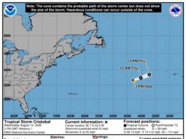La tormenta tropical Cristóbal se forma en el Atlántico sin peligro inmediato en tierra
