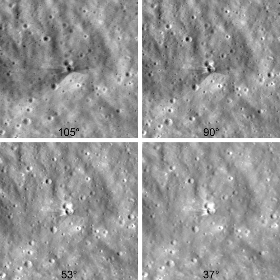 La NASA muestra el cráter causado por impacto de restos de una nave de SpaceX en la Luna