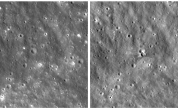 La NASA muestra el cráter causado por impacto de restos de una nave de SpaceX en la Luna