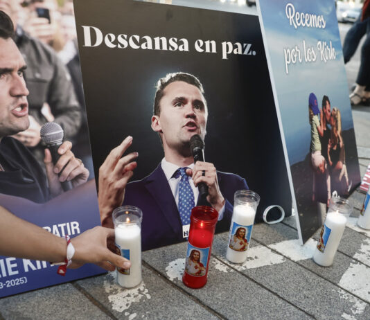 Concentración por Charlie Kirk en Madrid