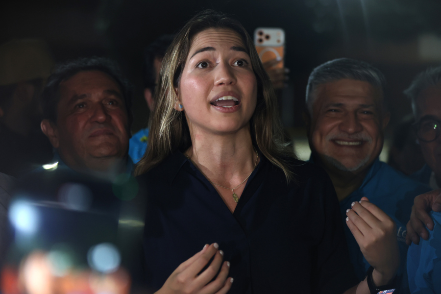 La opositora venezolana Claudia Macero