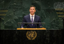 Peña pide en la ONU elecciones libres para Venezuela, Cuba, Nicaragua y Haití Santiago Peña