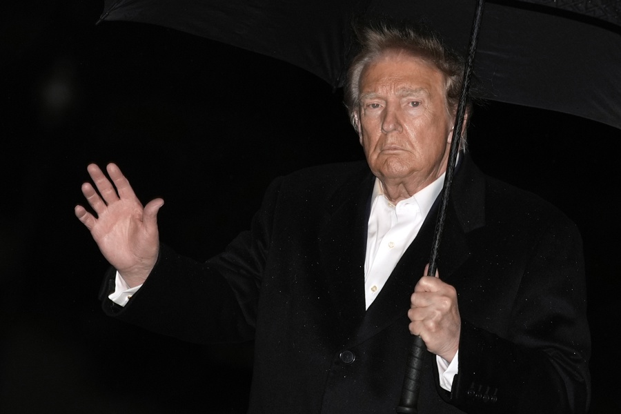 US President Donald Trump returns from UNGA session Donald Trump