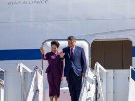 Chinese President Xi departs the US following his state visit