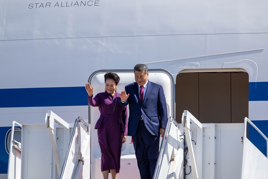 Chinese President Xi departs the US following his state visit Chinese President Xi departs the US following his state visit