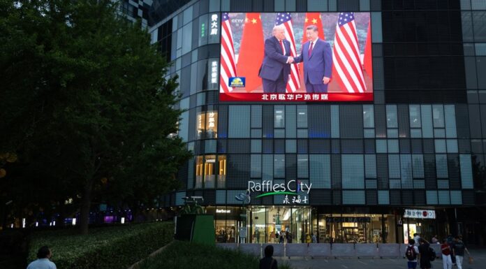 US President Donald Trump visits China