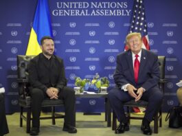 Trump aseguró ante Zelenski que Putin quiere reunirse y terminar la guerra US President Tump meets Ukraine's President Zelensky in New York