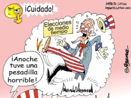 ¡Anoche tuve una pesadilla horrible! caricatura