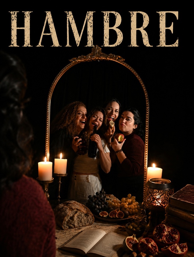 elenco de la obra teatral 'Hambre, una comedia de p&iacute;caros' .