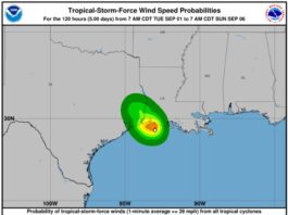 La tormenta tropical Edouard toca tierra en Luisiana, en el sur de Estados Unidos
