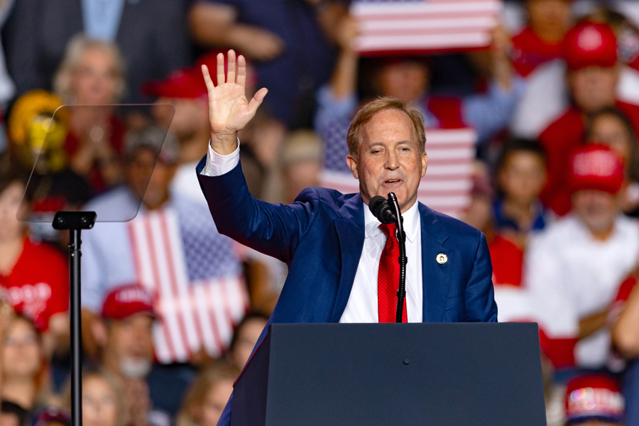 El candidato al Senado de EE.UU. Ken Paxton