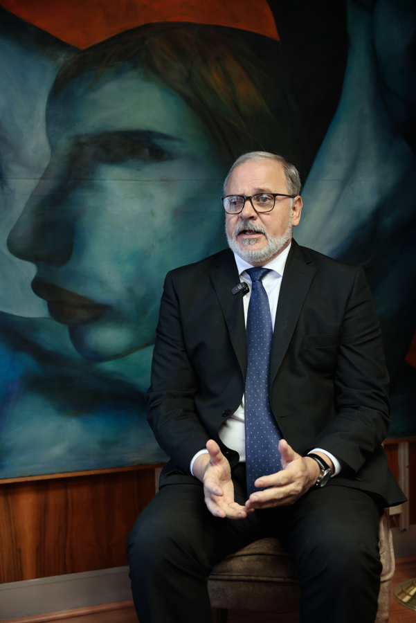 El embajador de Cuba en México, Eugenio Martínez