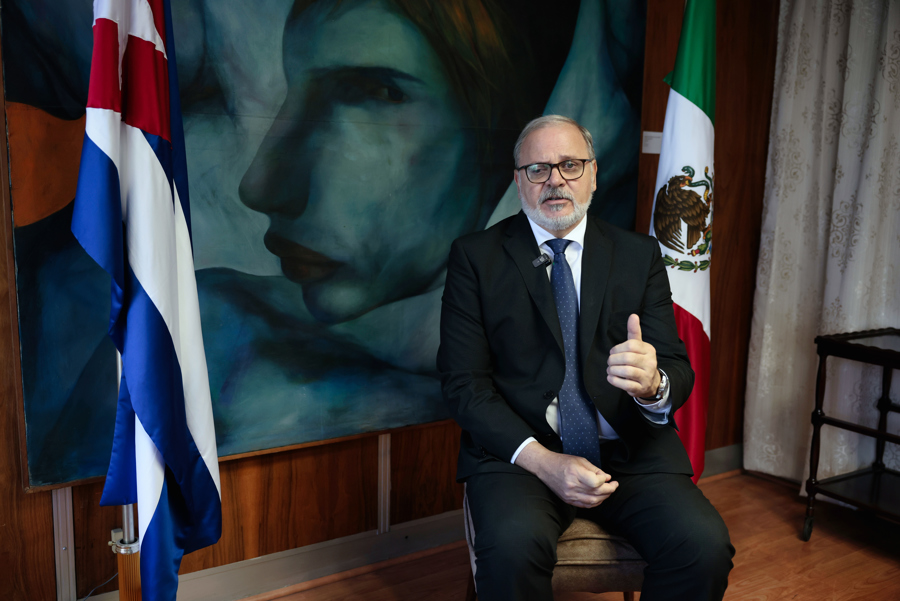 Cuba afirma que trabaja con México para retomar los El embajador de Cuba en México, Eugenio Martínez,