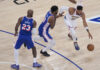 Los Knicks suben al techo del Madison Square Garden el estandarte de campeones NBA
