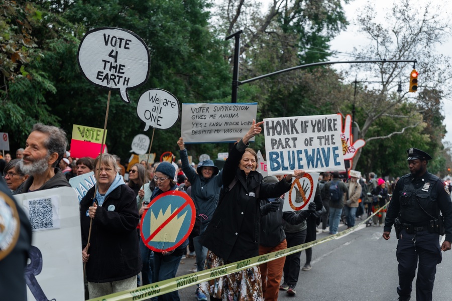 'No Kings' protest in New York