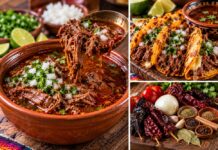 Rustic Birria Feast Collage