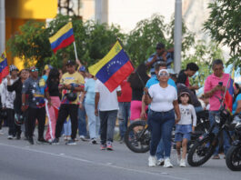 Simpatizantes de María Corina Machado