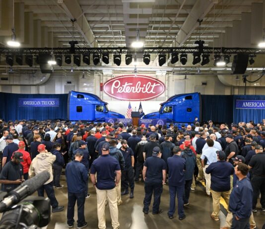 US President Donald J. Trump delivers remarks at Ken Paxton rally