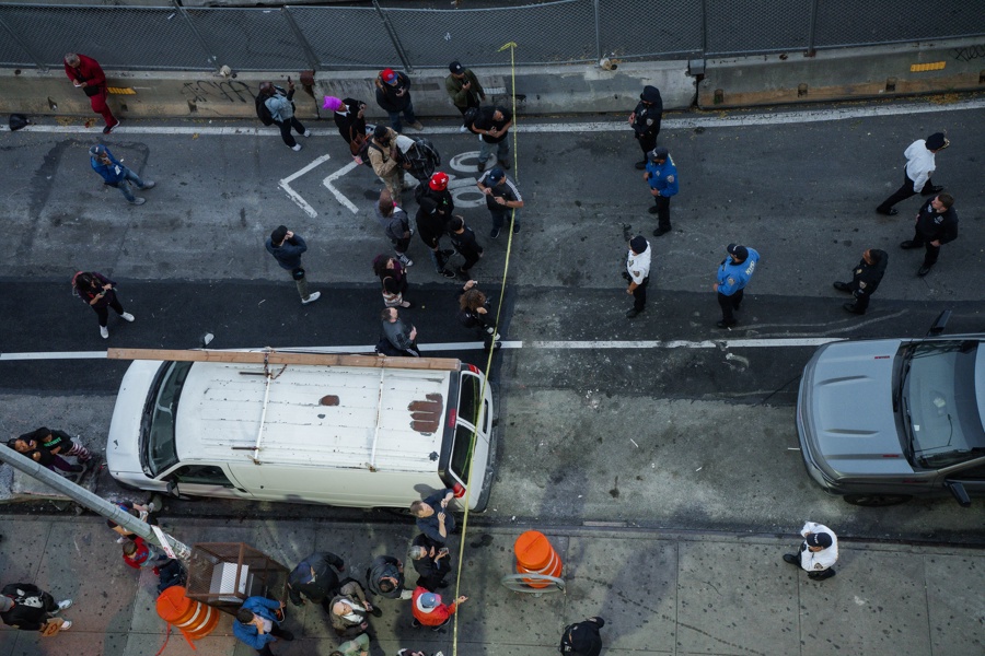 Clashes after ICE shoots man in New York