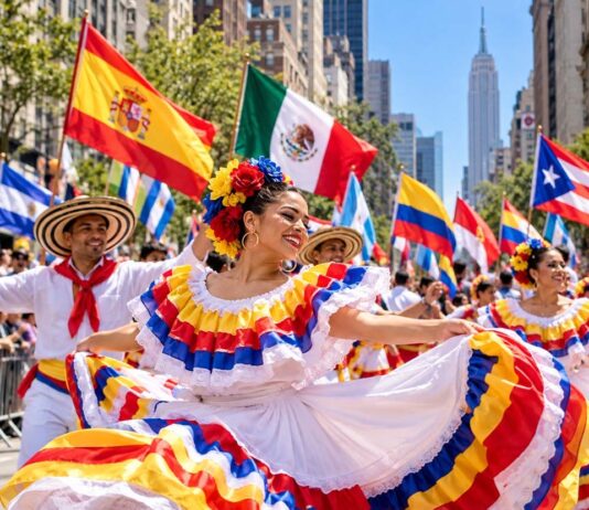 Nueva York se prepara para celebrar el Desfile de la Hispanidad este domingo Vibrant Hispanic Heritage Parade in New York