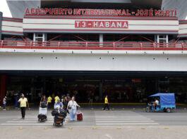 aeropuerto internacional José Martí este lunes, en La Habana