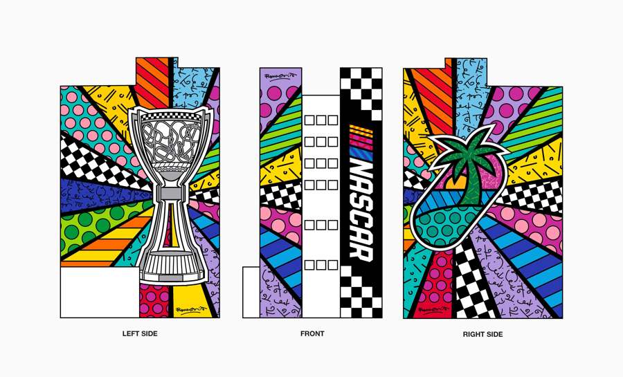 Romero Britto dise&ntilde;ar&aacute; el trofeo del campe&oacute;n de NASCAR en Homestead-Miami