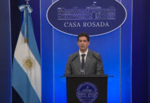 El papel del Gobierno de Milei en la fuga de Flávio Bolsonaro a través de Argentina portavoz de la Presidencia, Adrián Ravier