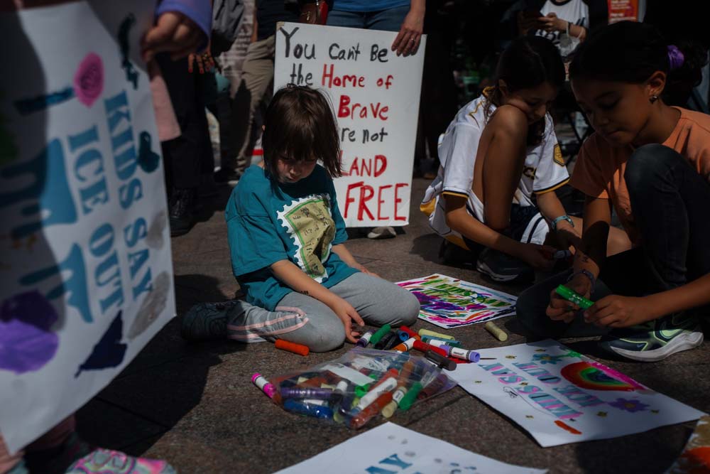 People rally against ICE after New York City shooting