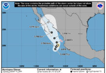 Huracán Simón sube a categoría 2 pero su estructura limitará efectos en costas mexicanas El huracán Simón